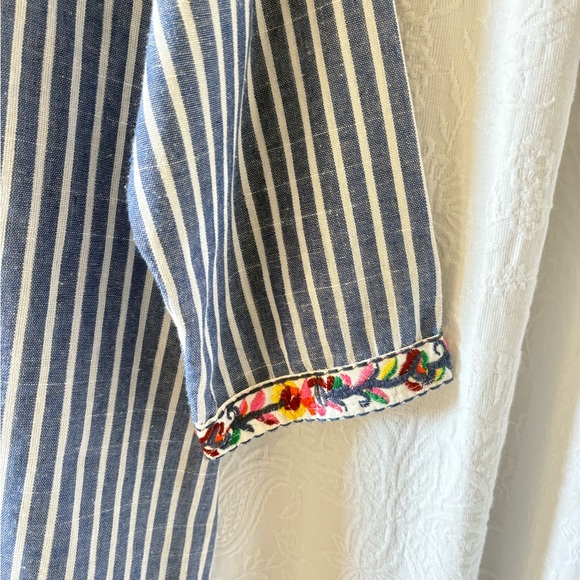 Top It Off Stripped embroidered Dress - Picture 4 of 5